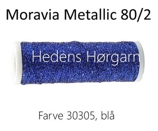 Moravia Metallic 80/2 farve 30305 blå